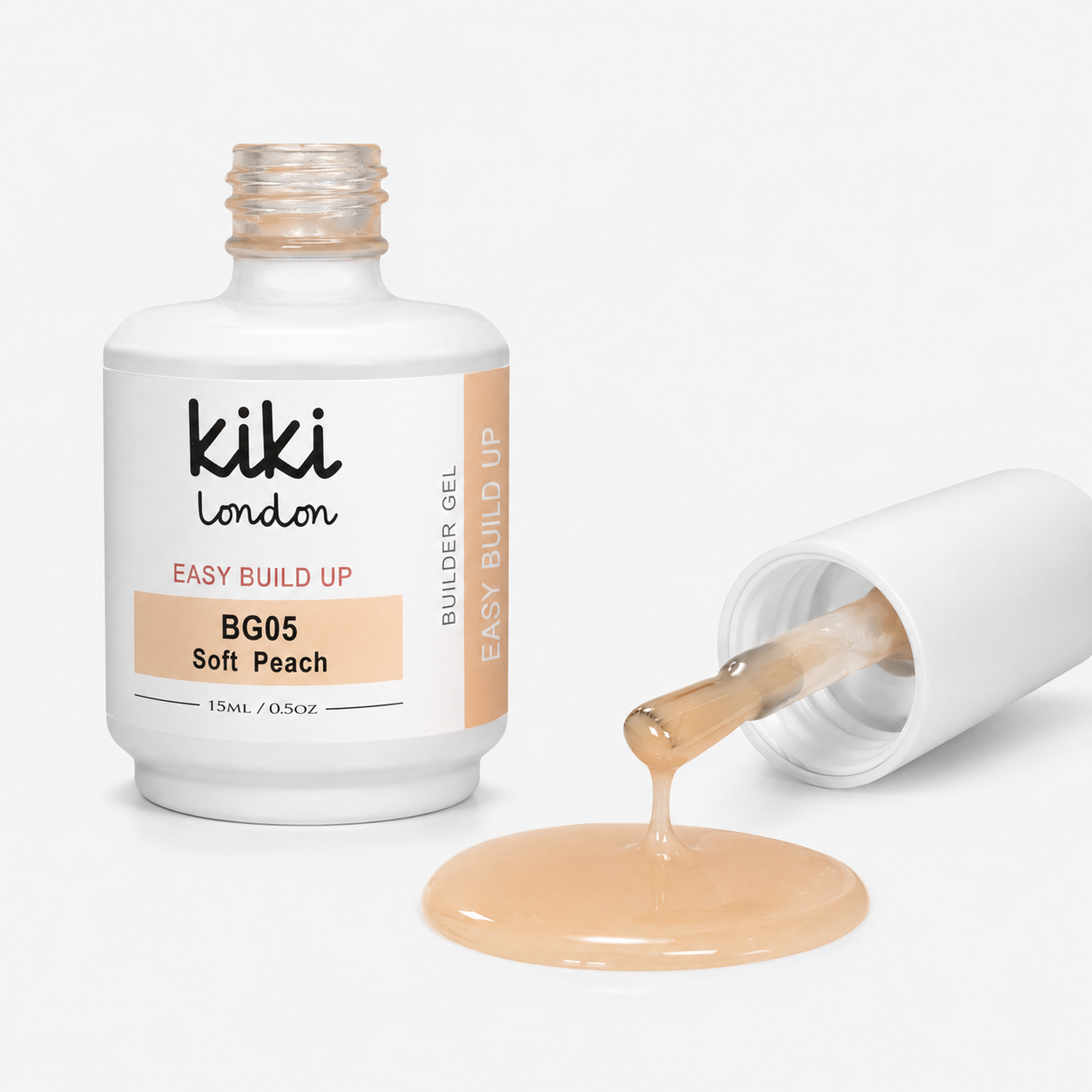 Easy Build Up Builder Gel Soft Peach 15ml