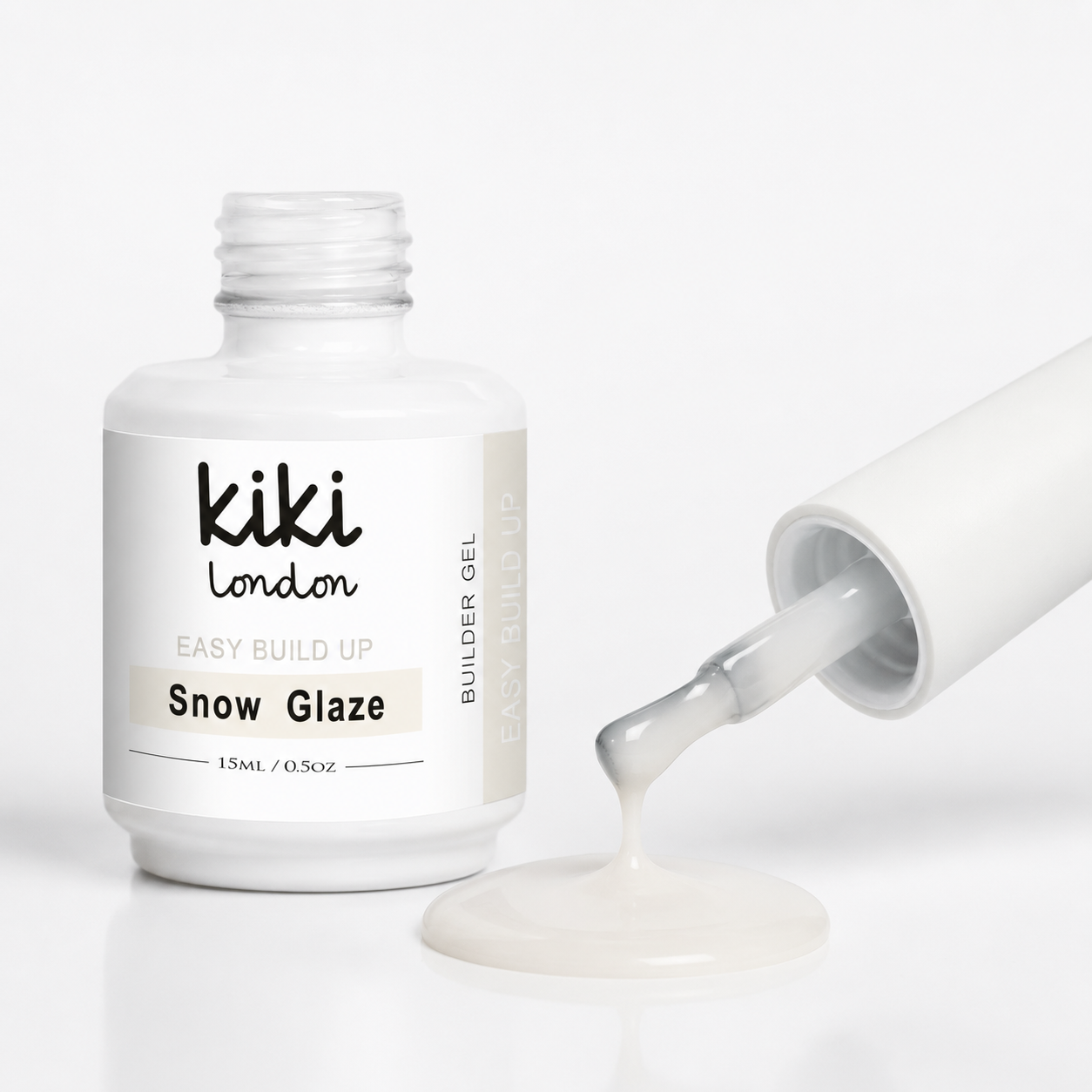 Easy Build Up Builder Gel Snow Glaze 15ml