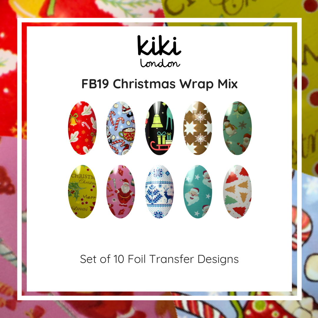 Nail Foil Christmas Wrap Mix
