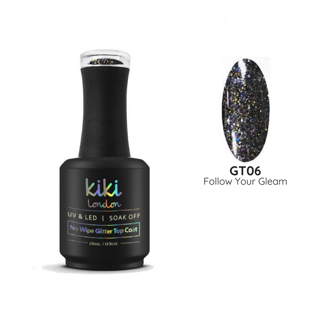 Follow Your Gleam No Wipe Glitter Top Coat 15ml