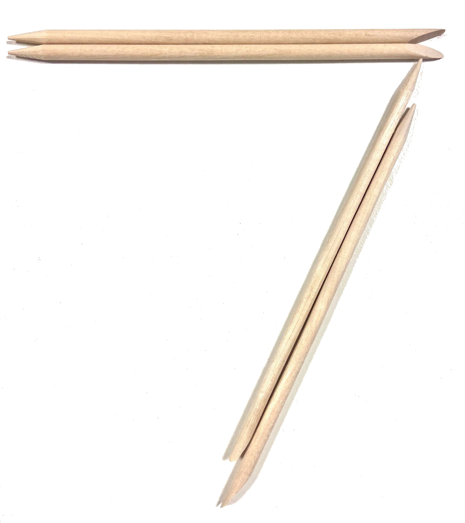 Orange Wood Sticks 10stks